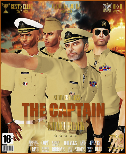 THE CAPTAIN KHAKI BLACK