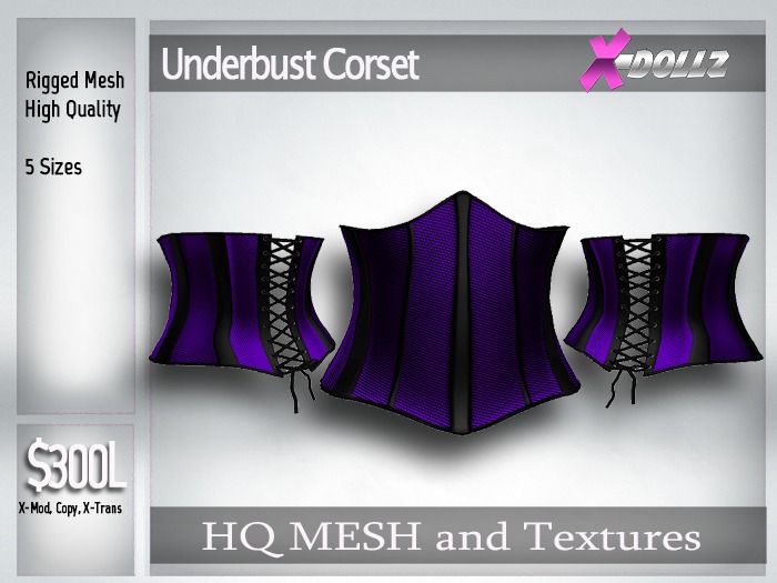 X-DOLLZ Bombshell Corset Dress FUCHSIA with BLACK TRIM LATEX