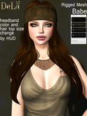 =DeLa*= Mesh Hair "Babe" Blacks and White
