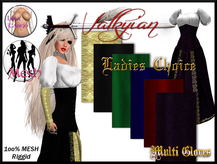 ~Valkyrian~ Ladies Choice Formal Dress Gloves (Multi Colors)
