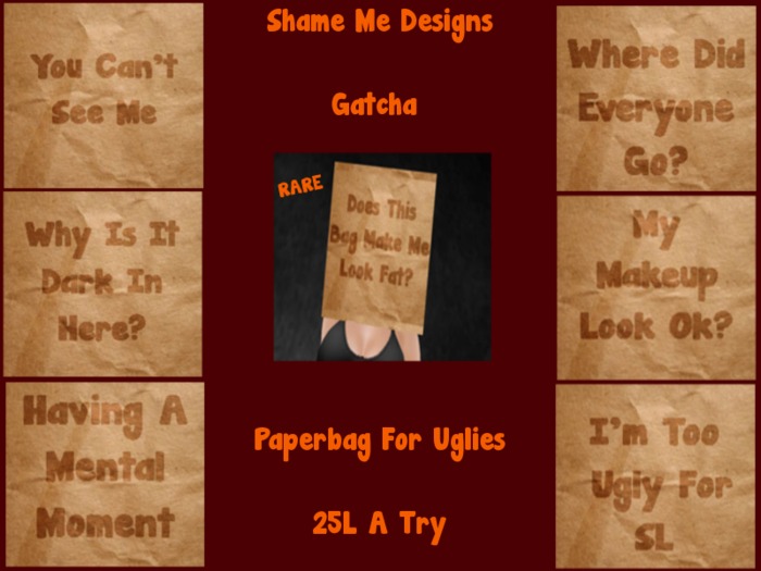 SMD ~ Paper Bag For Uglies (WDEG) *Common*