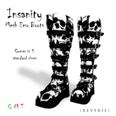 {REVERIE} Mesh Emo Boots - Insanity