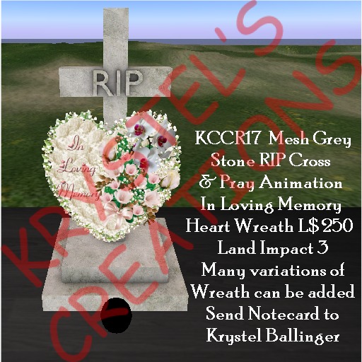 KCCR17 Mesh Grey Stone Orchid Cross Pray Animation (Rezz Me)