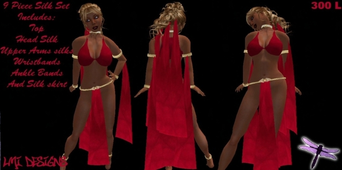 *LMI Red Silks 9 Piece