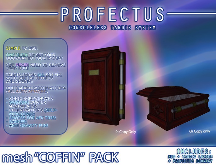 Profectus Crate: Wood TARDIS Pack