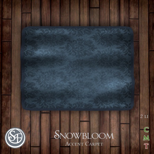 .:SF:. "Snowbloom" Accent Carpet