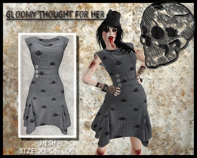 ^^GT^^ Mourning Dress Lace