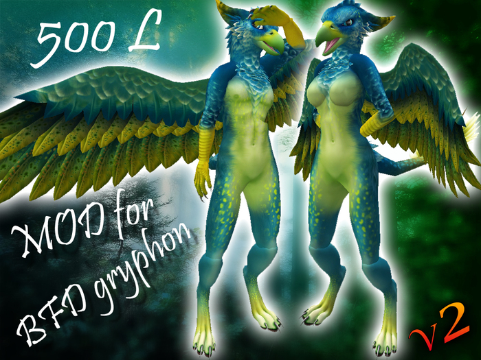 -Blue Spotted Gryphon-MOD for v2 BFD
