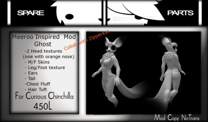Meeroo inspired ghost mod kit