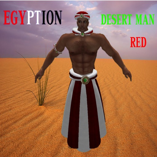 EGYPTION desert man red1