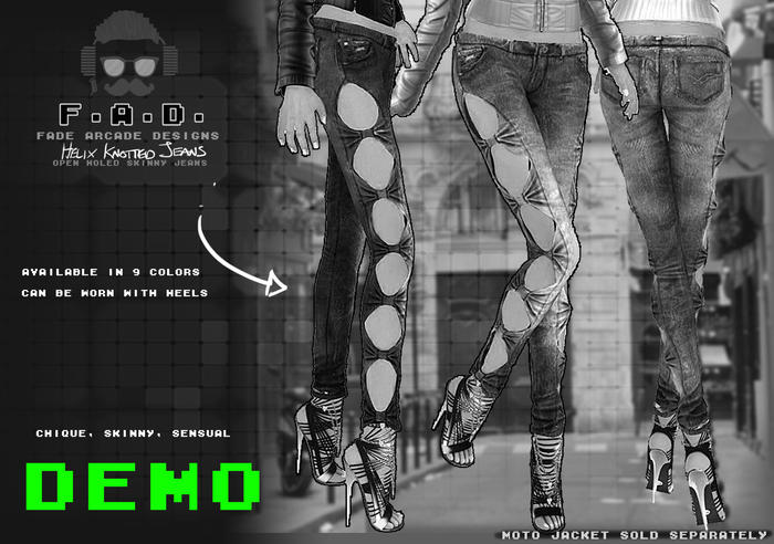 F.A.D. // Helix Knotted Jeans DEMO