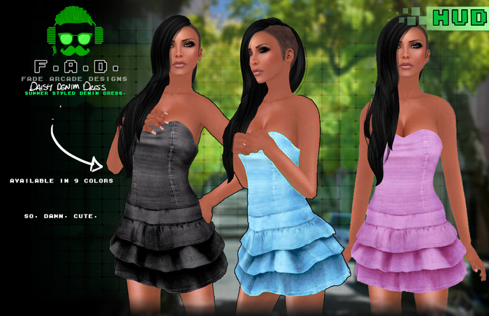 F.A.D. // Daisy Denim Dress + HUD