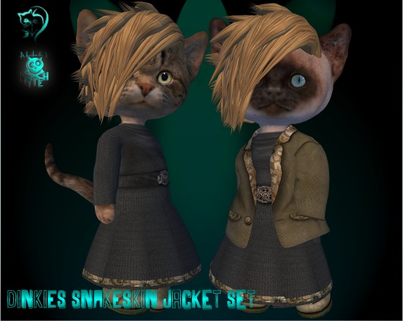 DINKIES SNAKESKIN Jacket Set