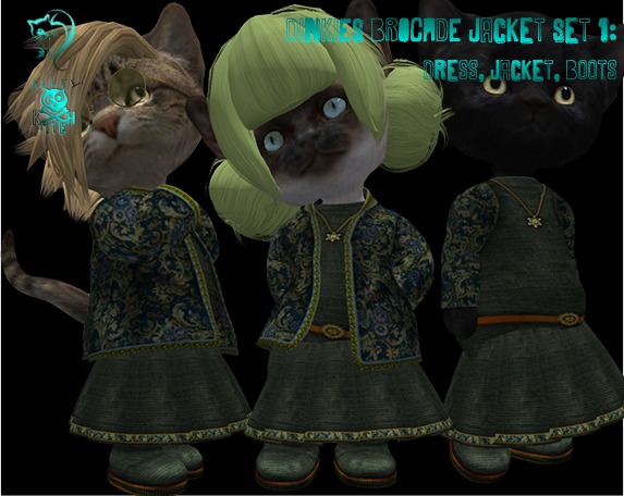 DINKIES BROCADE Jacket Set_1