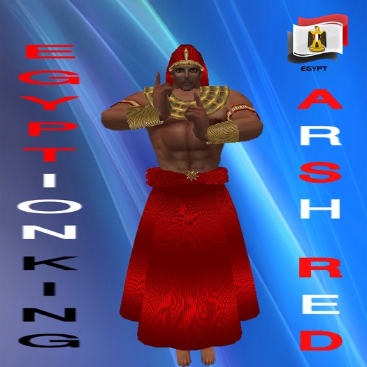 Egyption arsh king red