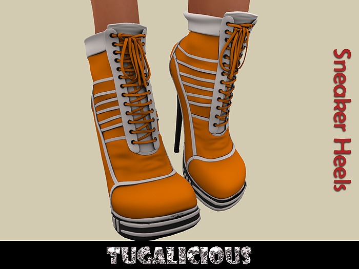 [TUGA] Sneaker Heels - Orange
