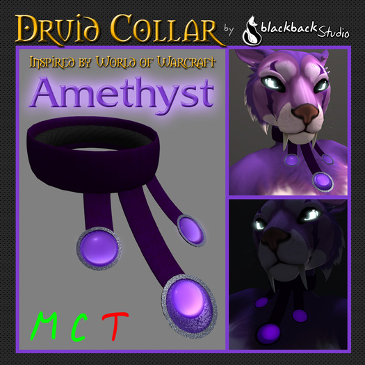 [bbS] Druid Collar - Amethyst