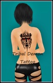 Tribal Demon Tattoo