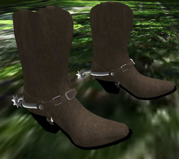 Western Boots Dusty Green