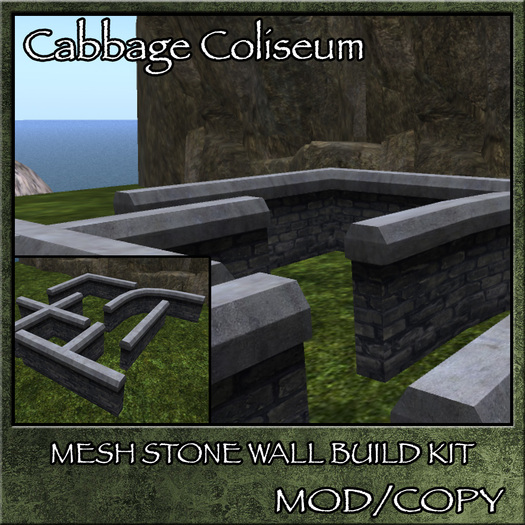 [CC]-5 Piece Stone Wall Builders Kit