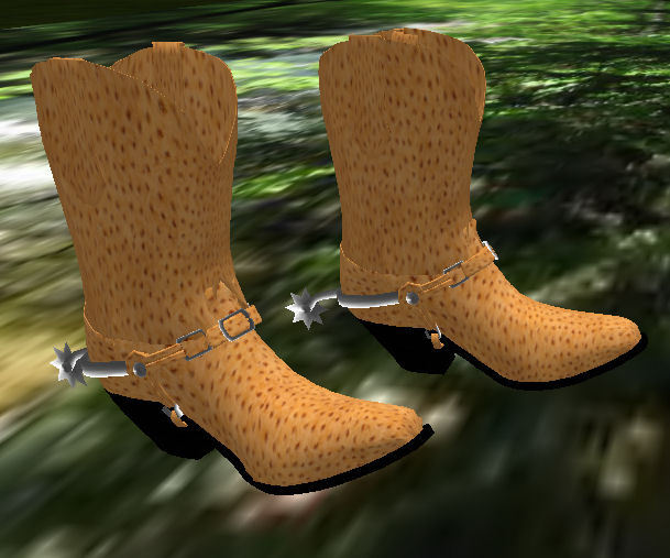 Western Boots Dusty Green