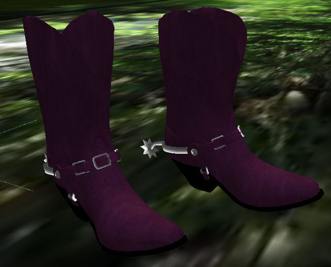 Western Boots Dusty Green