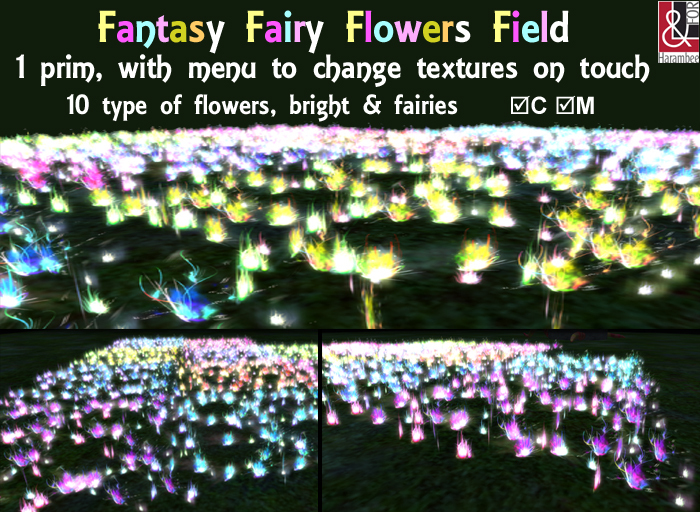 Fantasy Fairy Flowers Field boxed