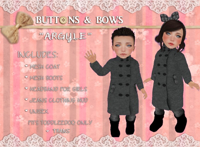 :BB: Argyle Toddleedoo only