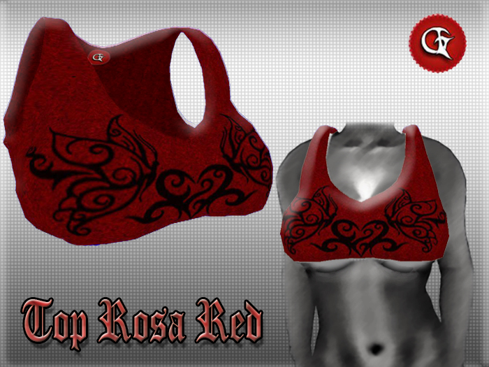 :::::THE GAMER::::: Top Rosa Red