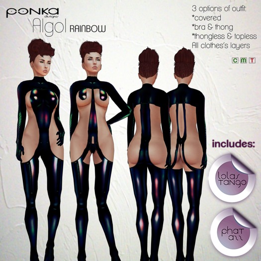 [Ponka Designs] Algol outfit RAINBOW