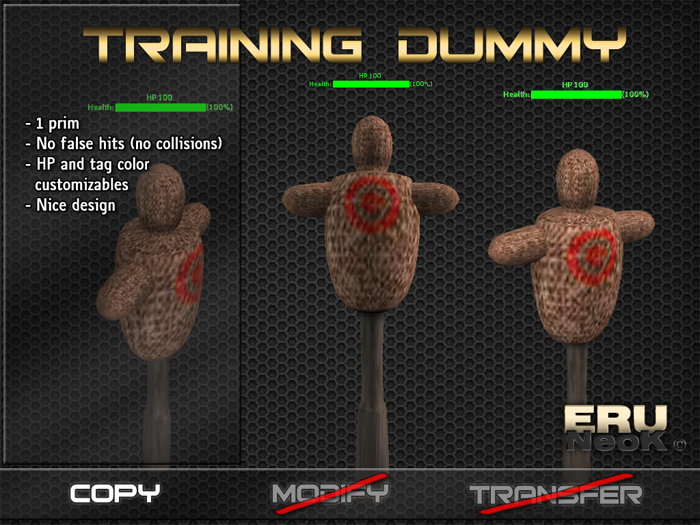 Training Dummy for melee combat