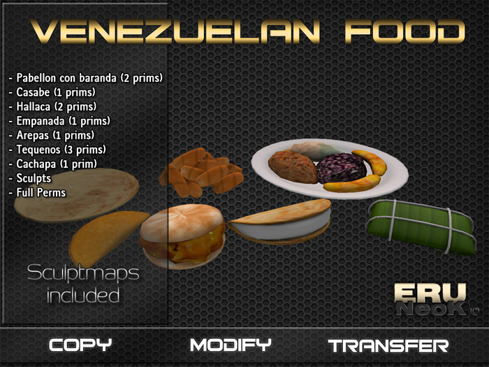 Venezuelan food (Full perms)