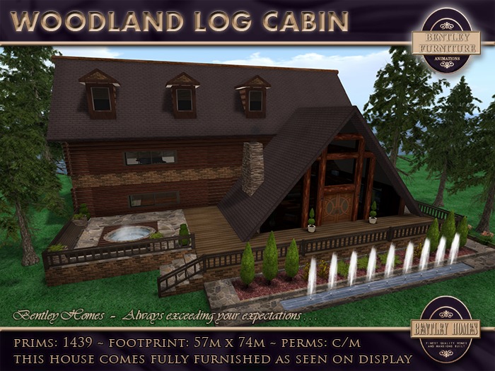 Woodland Log Cabin + Furniture by Bentley