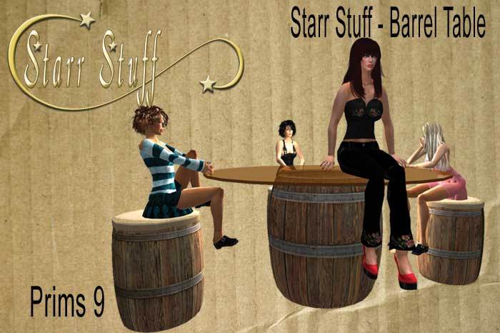 Starr Stuff - Barrel Table - SZ Boxed