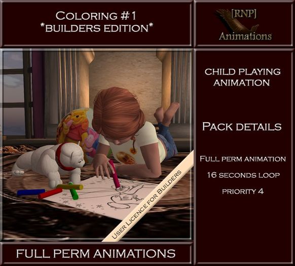 [RNP] Coloring #1_Child Playing_Full Perm Animation 