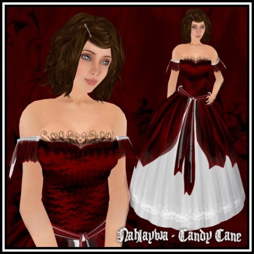 [K~*~S] Nahlayea - Gown - Candy Cane