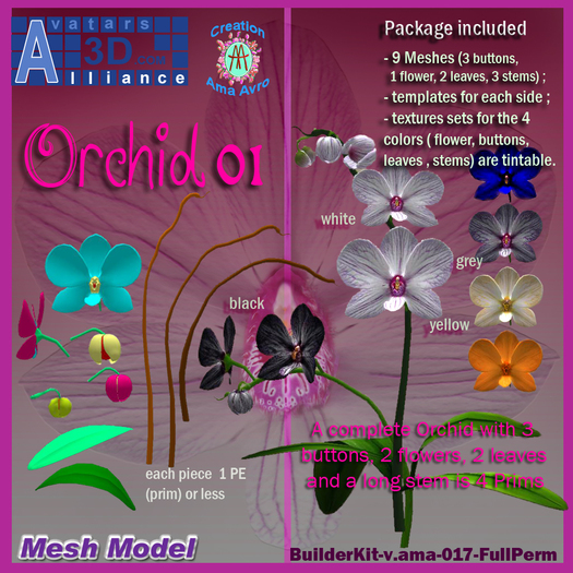 Orchid 01 (mesh) BuilderKit-017-FP-Alliance