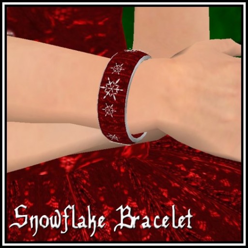 [K~*~S] Snowflake Bracelet - Ruby