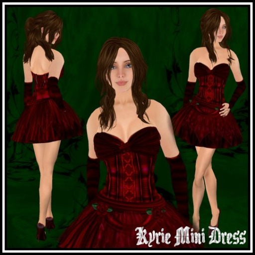 [K~*~S] Kyrie - Mini Dress - Ruby