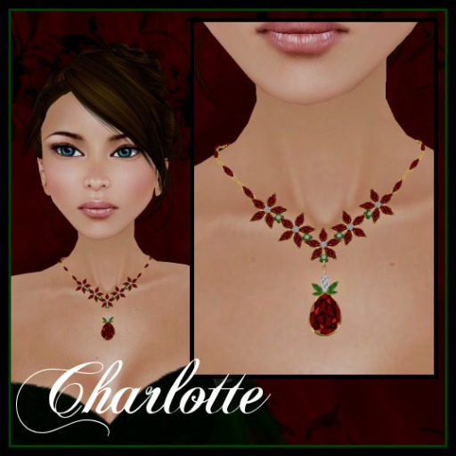 [K~*~S] Charlotte - Necklace - Gold (Christmas)