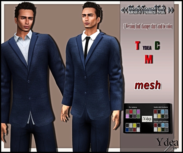 **Ydea complete suit bleu**