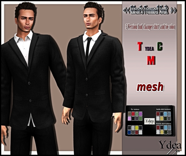 **Ydea complete suit black**