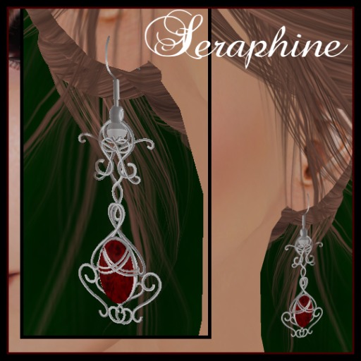 [K~*~S] Seraphine - Earrings - Silver