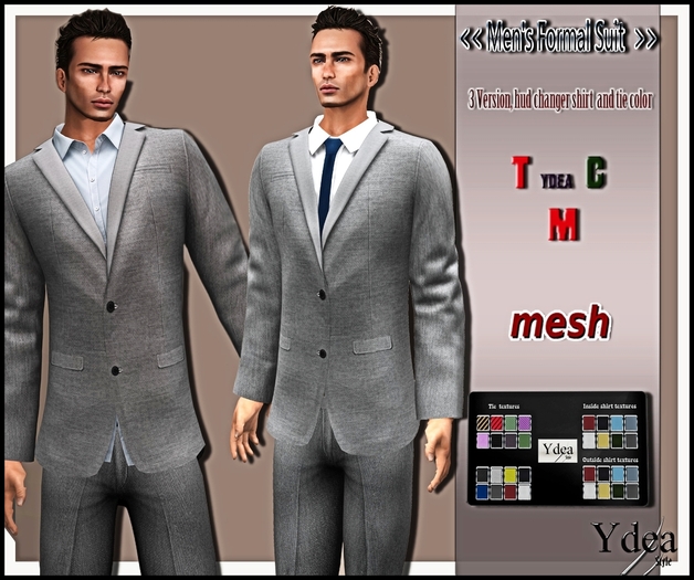 **Ydea complete suit grey**