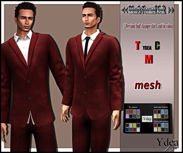 **Ydea complete suit red**
