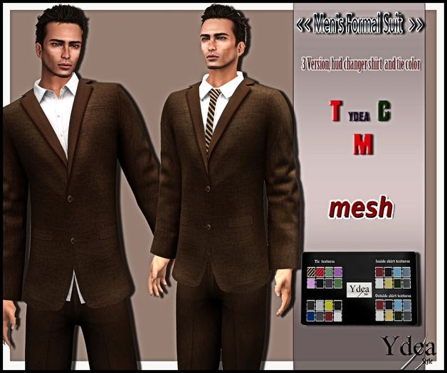 **Ydea complete suit brown**