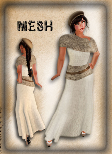 M.U  ESTHER BROWN DRESS**
