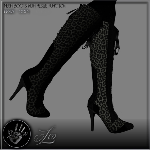 .: SHADOW :. Mesh Boots I .: LEO :.