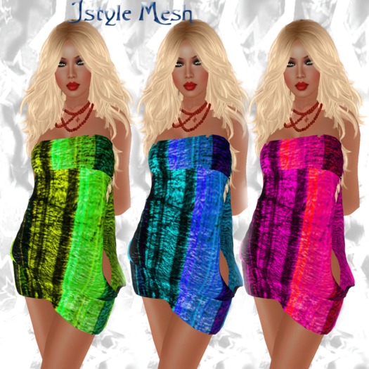 3 MESH DRESS 3 COLORS JSTYLE