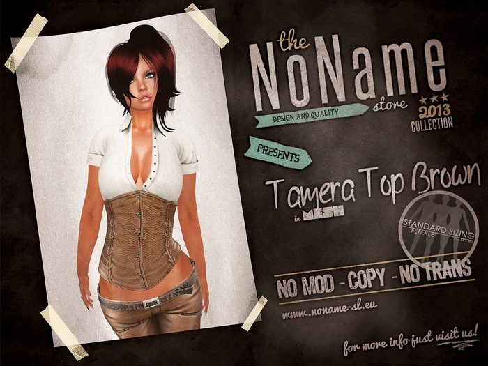 [nn] Tamera Top - Brown
